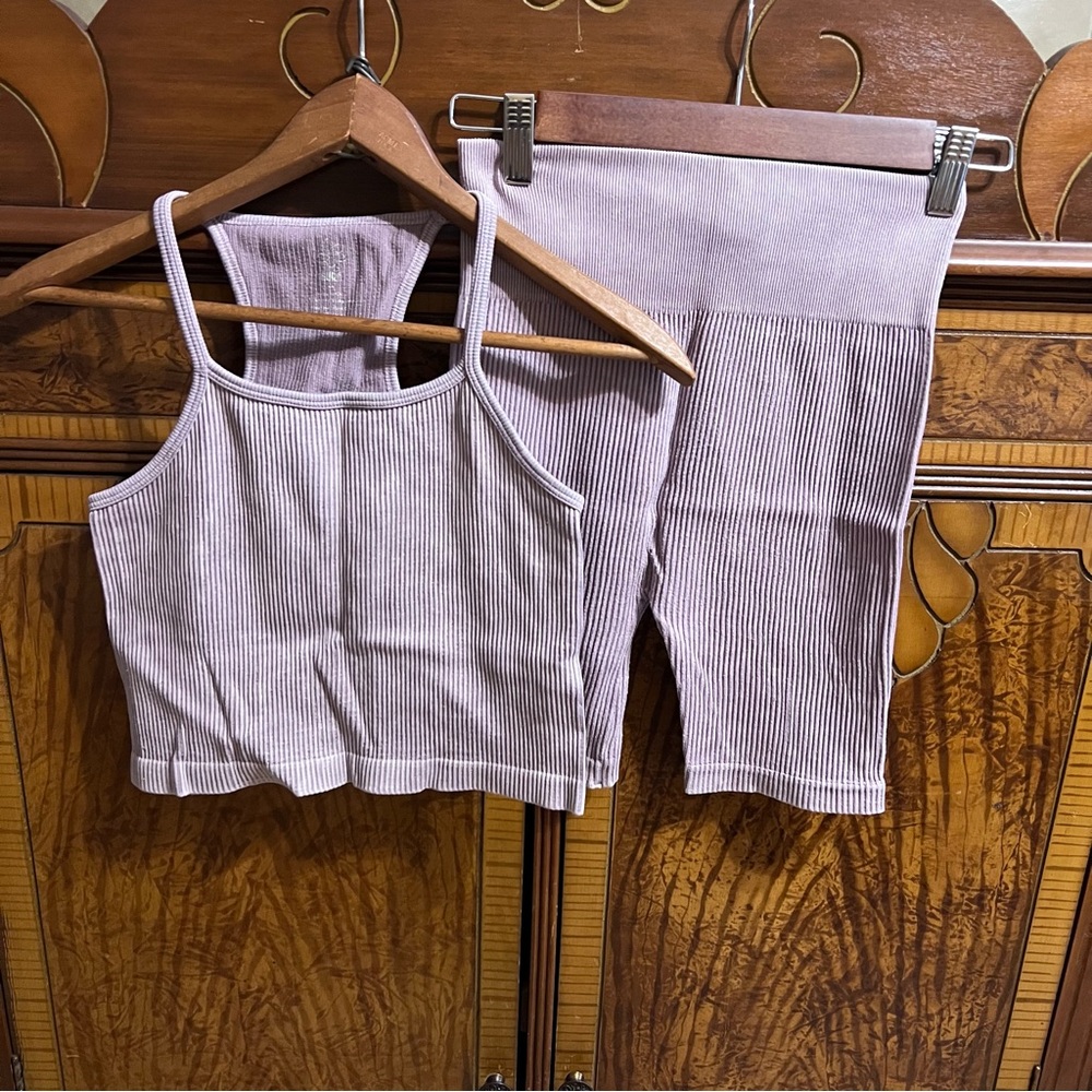 Ribbed workout set